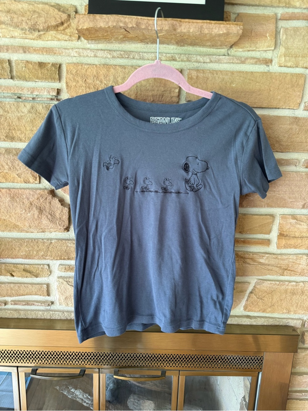 Peanuts and Woodstock tee S